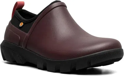 Bogs Sauvie Ii Womens Brown Waterproof Slip On Rain Ankle Boots Zap836