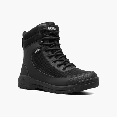 Bogs Shale Glacialgrip 72773-001 Womens Black Waterproof 8" Work Boots Zap2548
