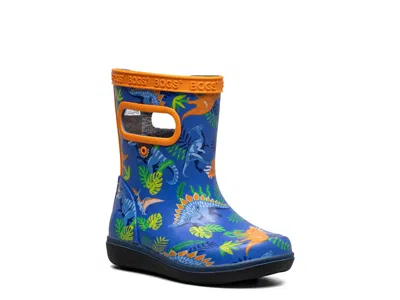 Bogs Skipper Ii Dinosaur Jungle Rain Boot Kids' In Multicolor Dinosaur Print