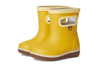 Bogs Skipper Ii Solid (toddler) Kid's Shoes Mustard : 10 Toddler M, Leather In Yellow