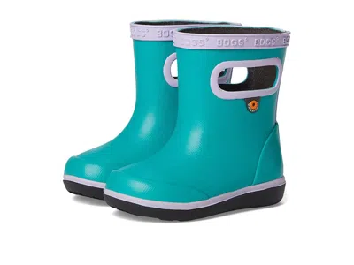 Bogs Skipper Ii Solid (toddler) Kid's Shoes Teal : 10 Toddler M, Leather In Blue