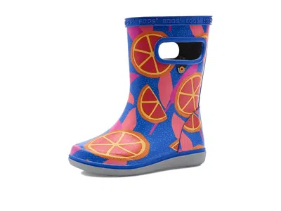 Bogs Skipper Ii - Summer Fruit (toddler/big Kid) Kids Shoes Blue : 4 Toddler M, Rubber