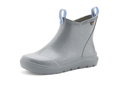 Bogs Skyline Rain Chelsea Glitter (little Kid/big Kid) Kids Shoes Silver: 2 Big Kid M