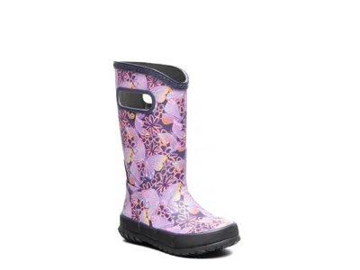 Bogs Solar Butterfly Rain Boot Kids' In Purple/multicolor