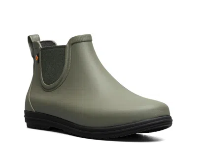 Bogs Sweetpea Chelsea Rain Boot In Green