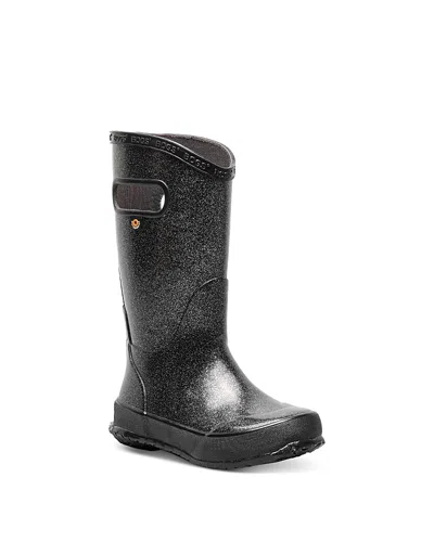 Bogs Kids' Unisex Glitter Rain Boots - Toddler In Black
