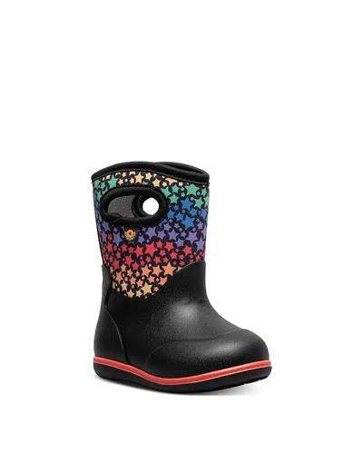 Bogs Unisex Infant Baby Classic Boots - Baby, Toddler In Black Multi