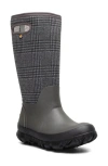 Bogs Whiteout Faded Waterproof Boot In Black