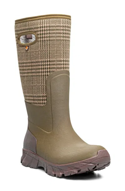 Bogs Whiteout Ii Waterproof Boot In Olive Multi