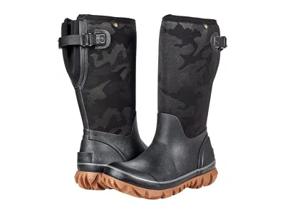 Bogs Whiteout Tonal Camo Adjustable Calf In Black