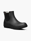 Bogs Amanda Ii Waterproof Insulated Chelsea Rain Boot In Black