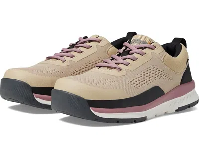Bogs Women's  Sandstone Sneakers Taupe Composite Safety Toe Work Shoes Uwu123 In Brown