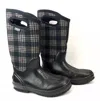 Bogs Women's Classic High Winter Boot In Black Plaid In Multi