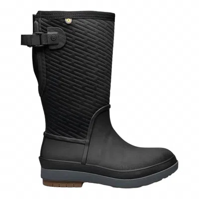Bogs Women's Crandall Tall Waterproof Insulated Boots In Black