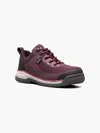 Bogs Women's Shale Low Composite Toe Esd Boots In Plum Multi In Multi
