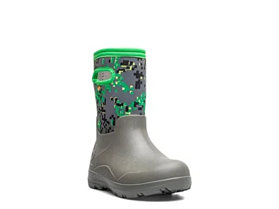 Bogs York Seamless Rain Boot Kids' In Grey
