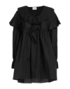Bohelle Woman Mini Dress Black Size 4 Cotton