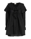 Bohelle Woman Mini Dress Black Size 4 Cotton In Black