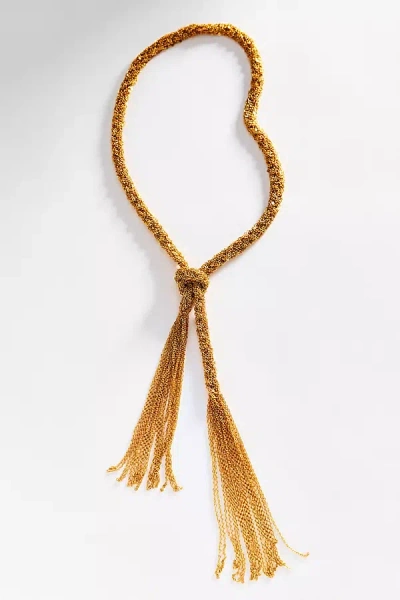 Boheme By Vero Cravat Tie In Gold