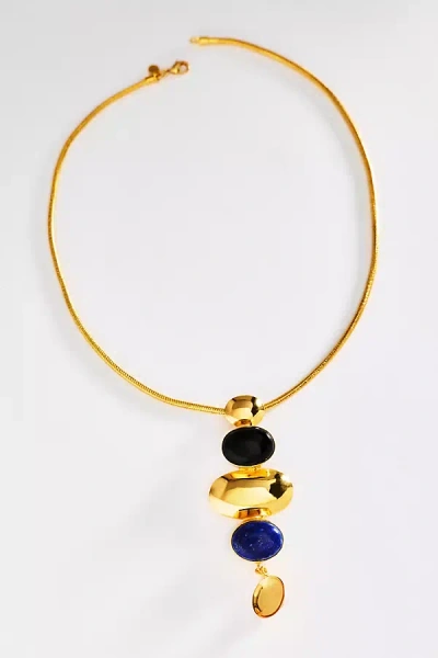 Boheme By Vero Istanbul Drop Necklace In Gold