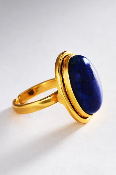 Boheme By Vero Tutankhamun Ring In Blue