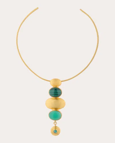 Boheme By Vero Women's Green Onyx & Malachite Istanbul Necklace