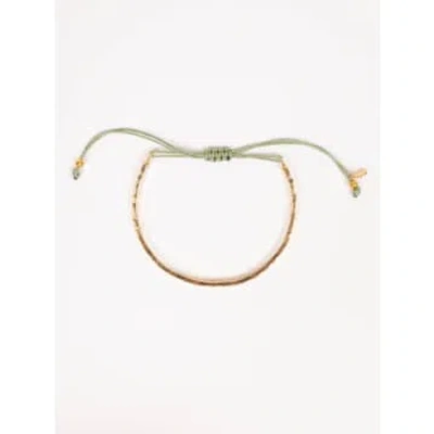 Bohemia Gold Celeste Bracelet In Sage