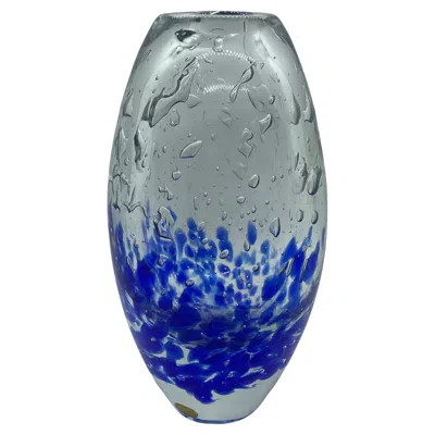 Pre-owned Bohemia Monumental Art Glass Vase By  Glass, Czechoslovakia, Vintage In Transparent