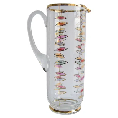 Pre-owned Bohemia Vintage Glass Jug,  Glass, 1960's. In Transparent