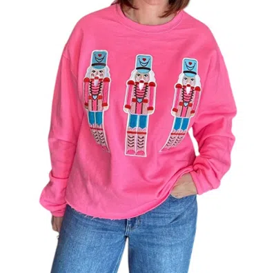Bohemian Cowgirl Nutcracker Sweatshirt In Pink