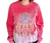 Bohemian Cowgirl Vintage Nutcracker Sweatshirt In Red In Red