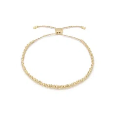 Boho Betty Braid Taupe Gold Bracelet