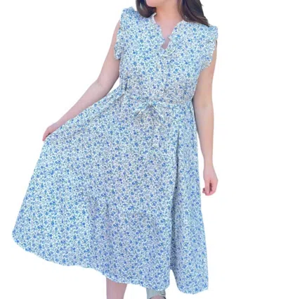 Boho Chic Belle Dress In Blue