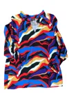 Boho Chic Nothing At All Top In Mountain Stripes In Multi