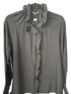 Boho Chic Women's I'll Stay Top In Grey In Grey