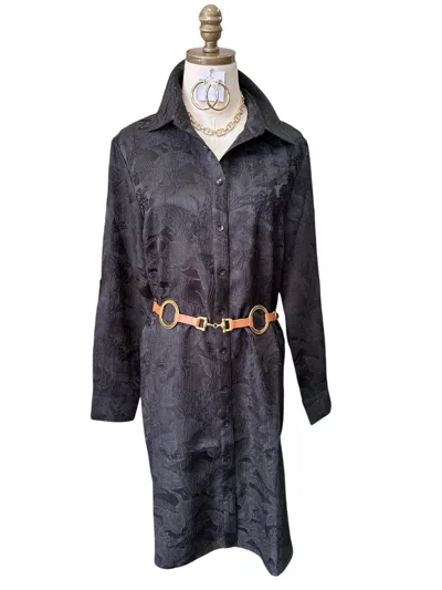 Boho Chic Women's Little Dress In Black