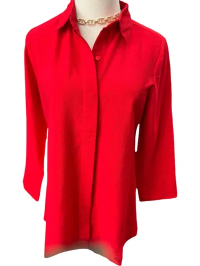 Boho Chic Women's Makes You Better Top In Solid Red In Multi