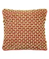 Boho Living Jada Jute Decorative Pillow, 20" X 20" In Rust