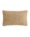 Boho Living Jada Jute Decorative Pillow, 12" X 20" In Sand