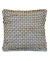 Boho Living Jada Jute Decorative Pillow, 18" X 18" In Blue