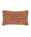 Boho Living Jada Jute Decorative Pillow, 12" X 20" In Rust