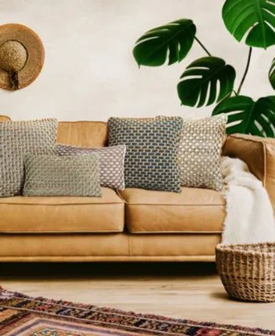 Boho Living Jada Jute Decorative Pillow In Indigo