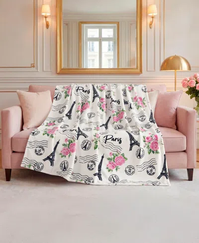 Boho Living Oversized Plush Throw, 60" X 70"