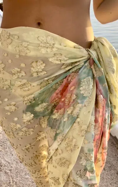 Boho Madrid Women's Glimmer Pareos In Yellow