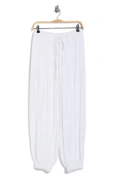 Boho Me Balloon Leg Cover-up Pants In White