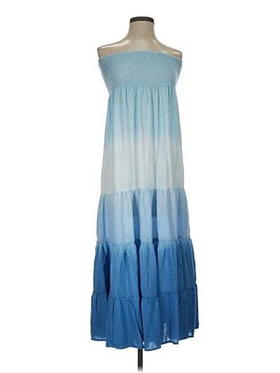 Pre-owned Boho Me Casual Dress In Blue