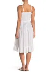 Boho Me Crochet Lace Cover-up Midi Dress In White