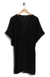 Boho Me Lace Inset Topper In Black