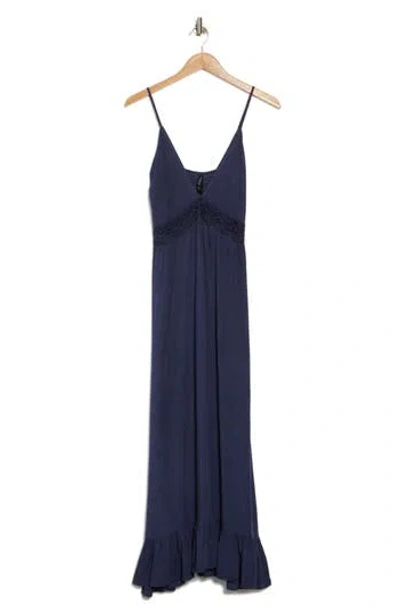 Boho Me Lace V-neck Spaghetti Straps Maxi Dress