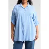 Boho Me Short Sleeve Button-up Shirt
